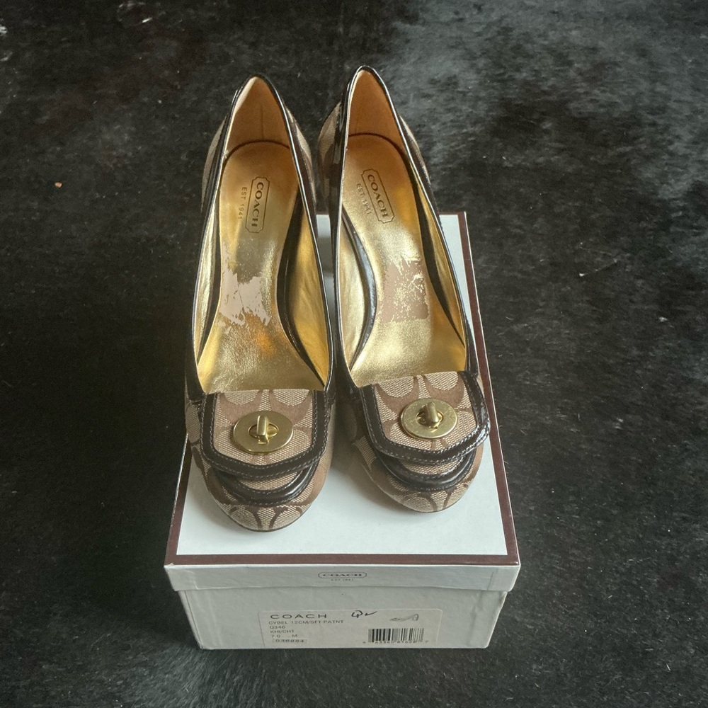 Coach Cybel Heels - size 7.0